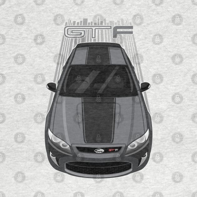 Ford Falcon GT-F 351 - Grey - Black Stripe by V8social